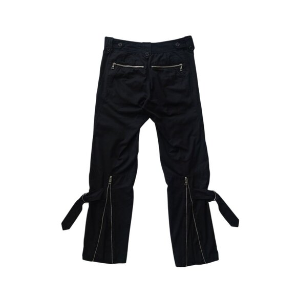 Dries Van Noten Men's Bondage Strap Zipper Pants - Picture 2 of 13